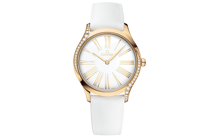 

OMEGA Часы Flying Series Name Classics Quartz Movement Women's Watch Watch 36mm White Dial Rubber Strap