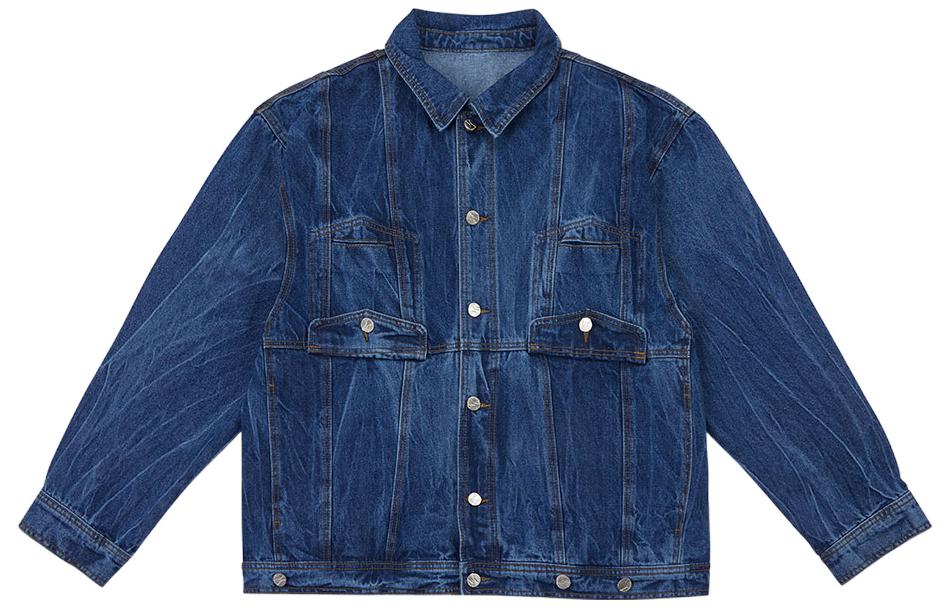 

ADER ERROR Джинсовая куртка унисекс синяя, Blue