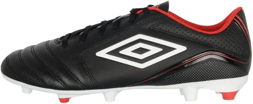 Мужские бутсы Umbro Classico 12 FG, черный/белый/красный — фото 3