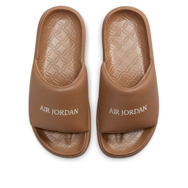 Тапочки sophia 'archaeo brown legend light brown sail' Air Jordan, коричневый — фото 4