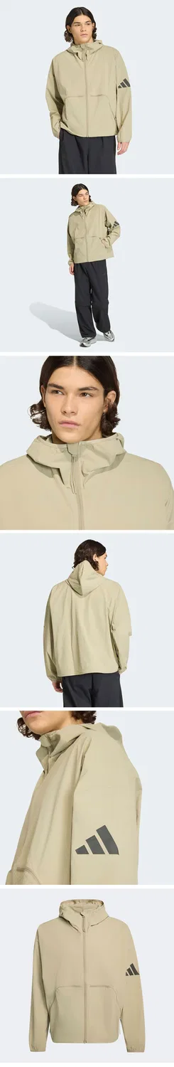 Мужская ветровка My Shelter бежевого цвета от Adidas — фото 3