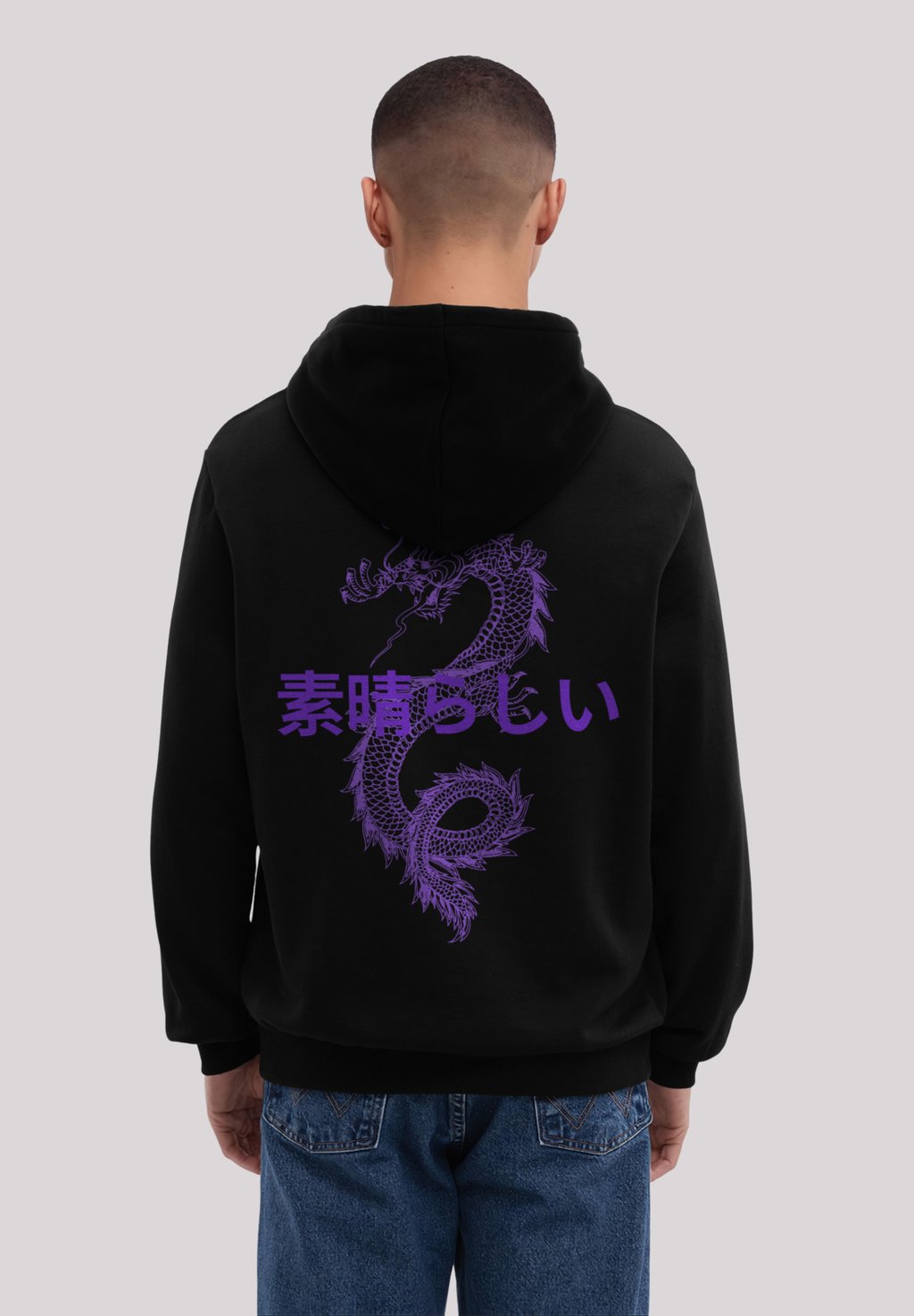 

Толстовка DRACHE JAPAN - Hoodie F4NT4STIC, черный