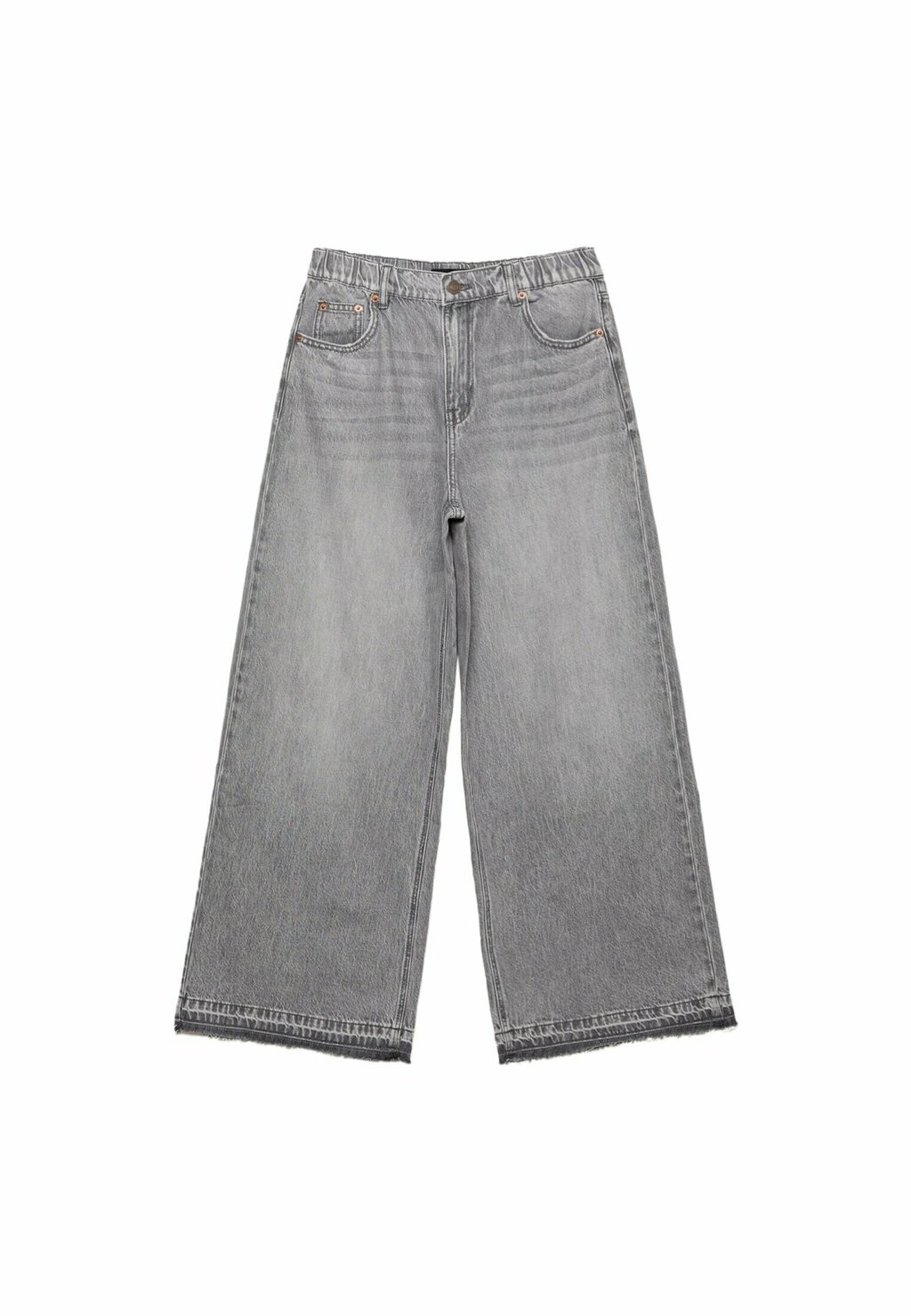 

Расклешенные джинсы WIDE LEG Stradivarius, серый деним