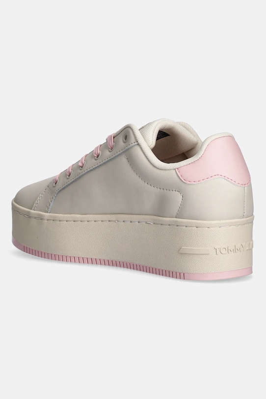 Кожаные кроссовки TJW FLATFORM ESS Tommy Jeans, бежевый — фото 3