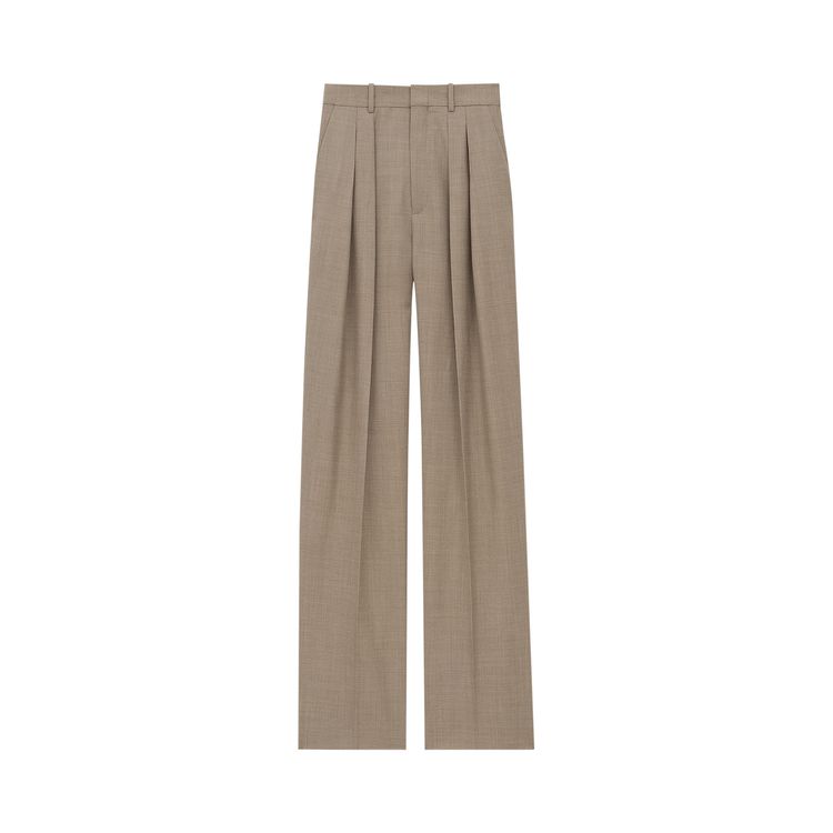 

Брюки Saint Laurent Tailored Pant 'Taupe Beige', желто-коричневый