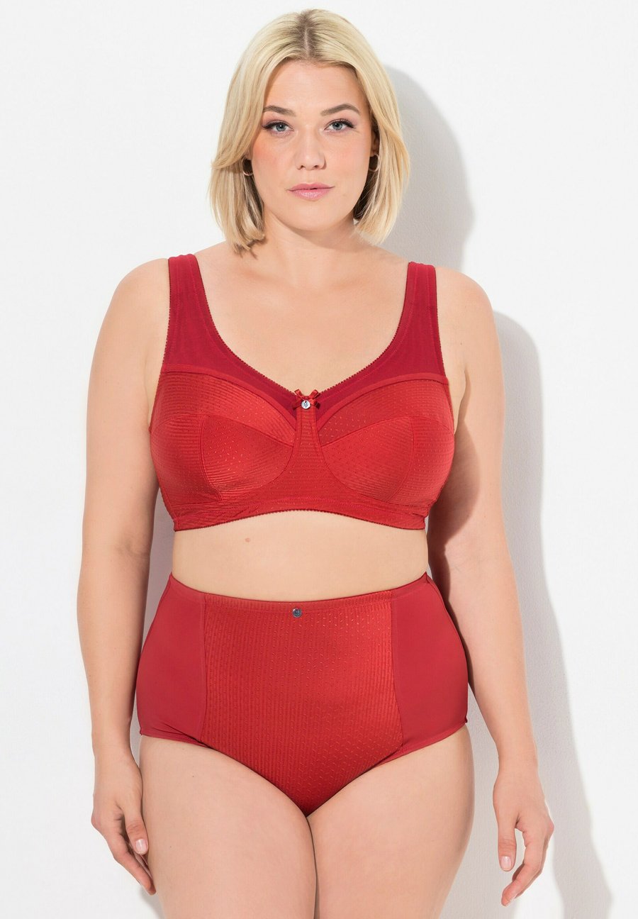 

Бюстгальтер Ulla Popken KELLY, STRUCTUUR, ZONDER BEUGELS, Salsa/Red
