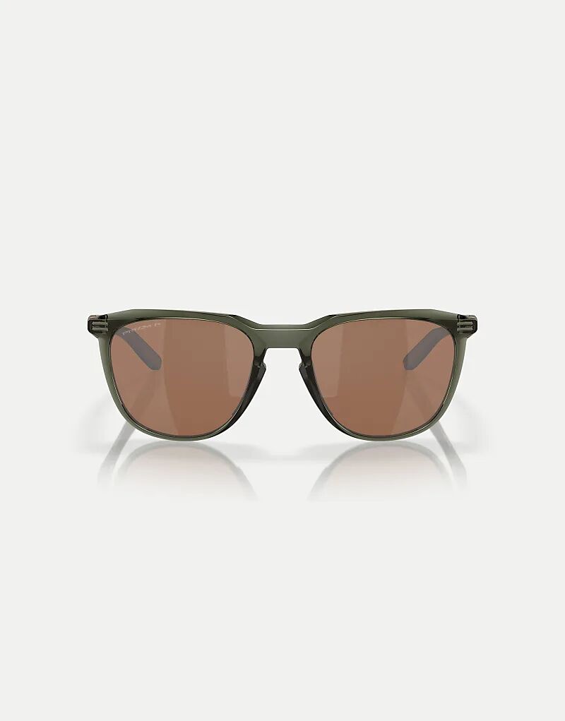 

Солнцезащитные очки Oakley Thurso квадратной формы с зеркальными линзами коричневого цвета оливкового цвета