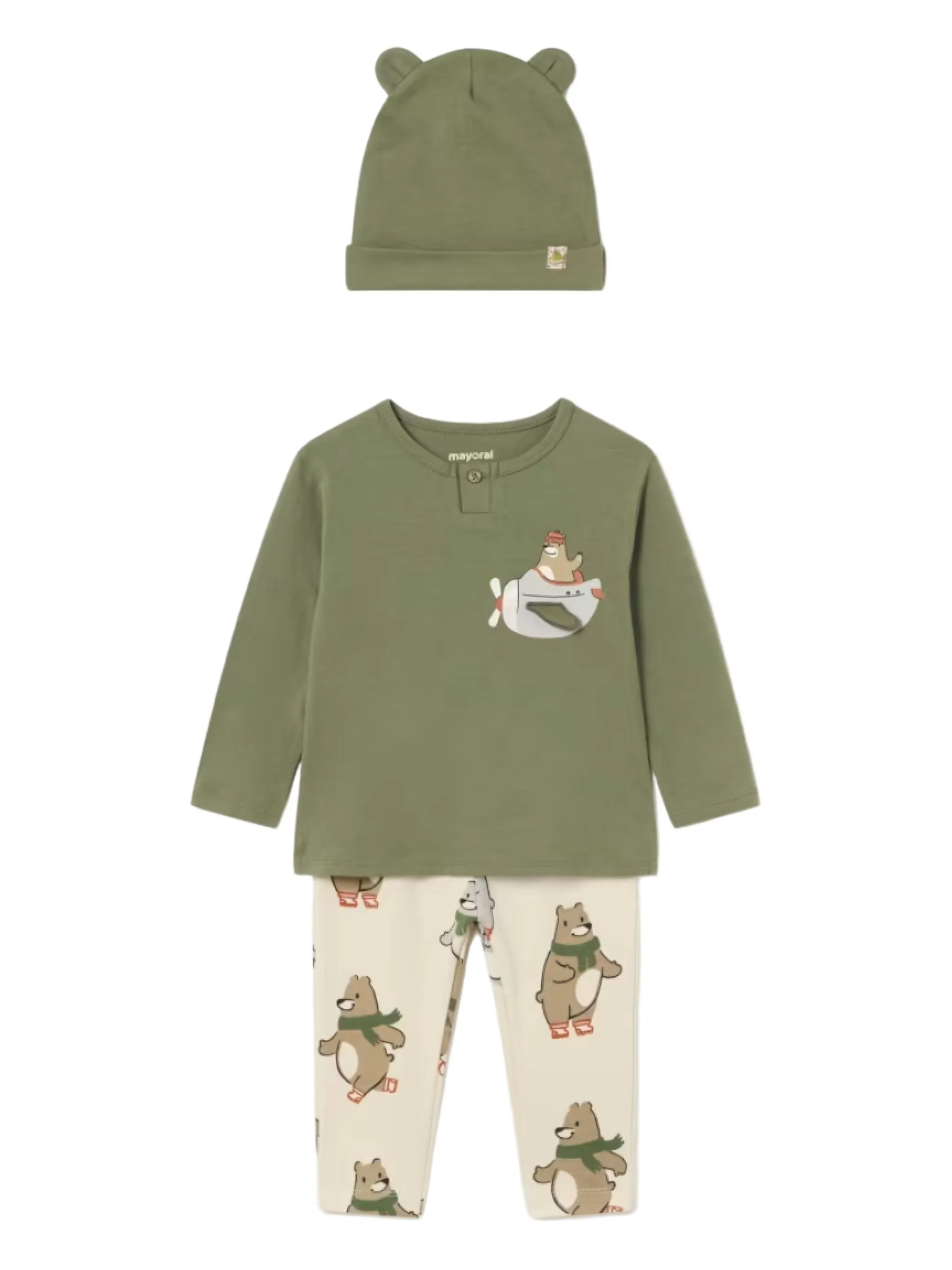 

Брюки с узором Mayoral, зеленый