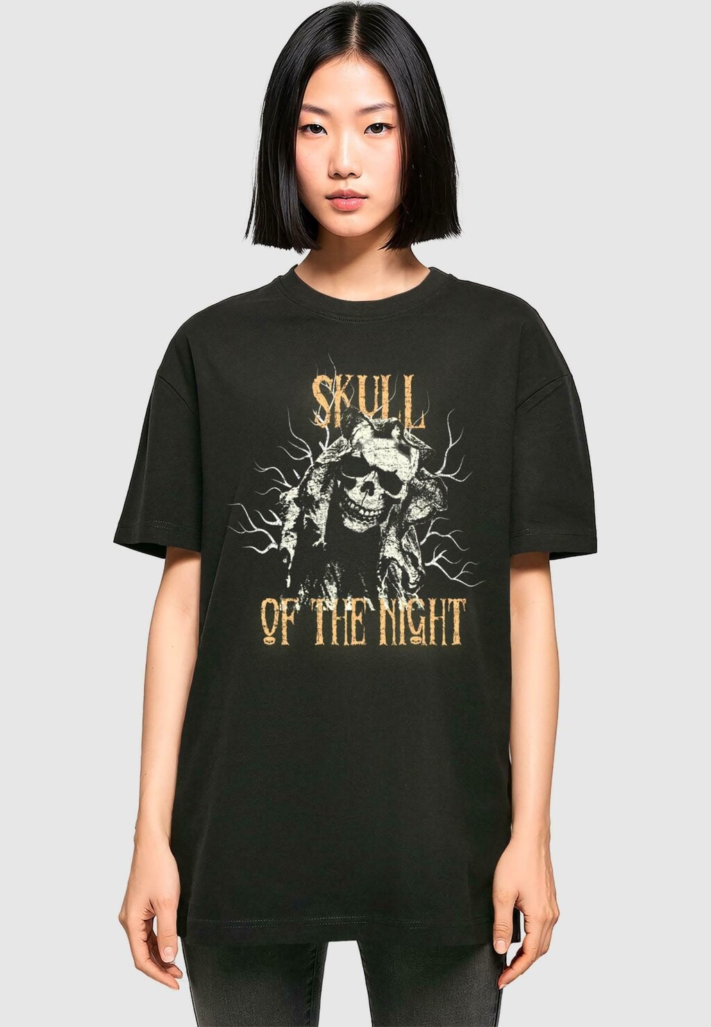 

Футболка с принтом SKULL OF THE NIGHT Merchcode, черный