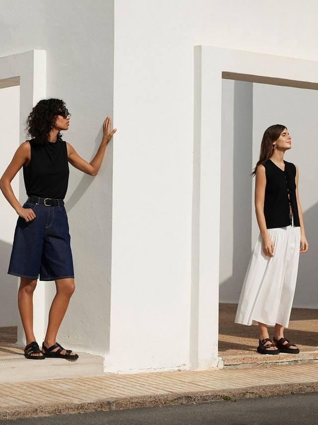 

Юбка миди с поясной вставкой Whistles, White