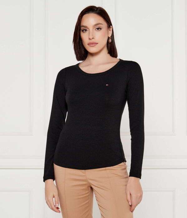 

Блуза Slim fit Tommy Hilfiger, черный