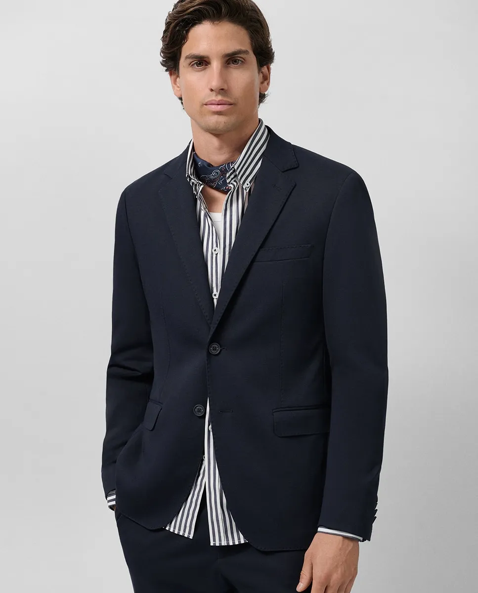 

Мужская куртка из трикотажного полотна Рома Roberto Verino, темно-синий