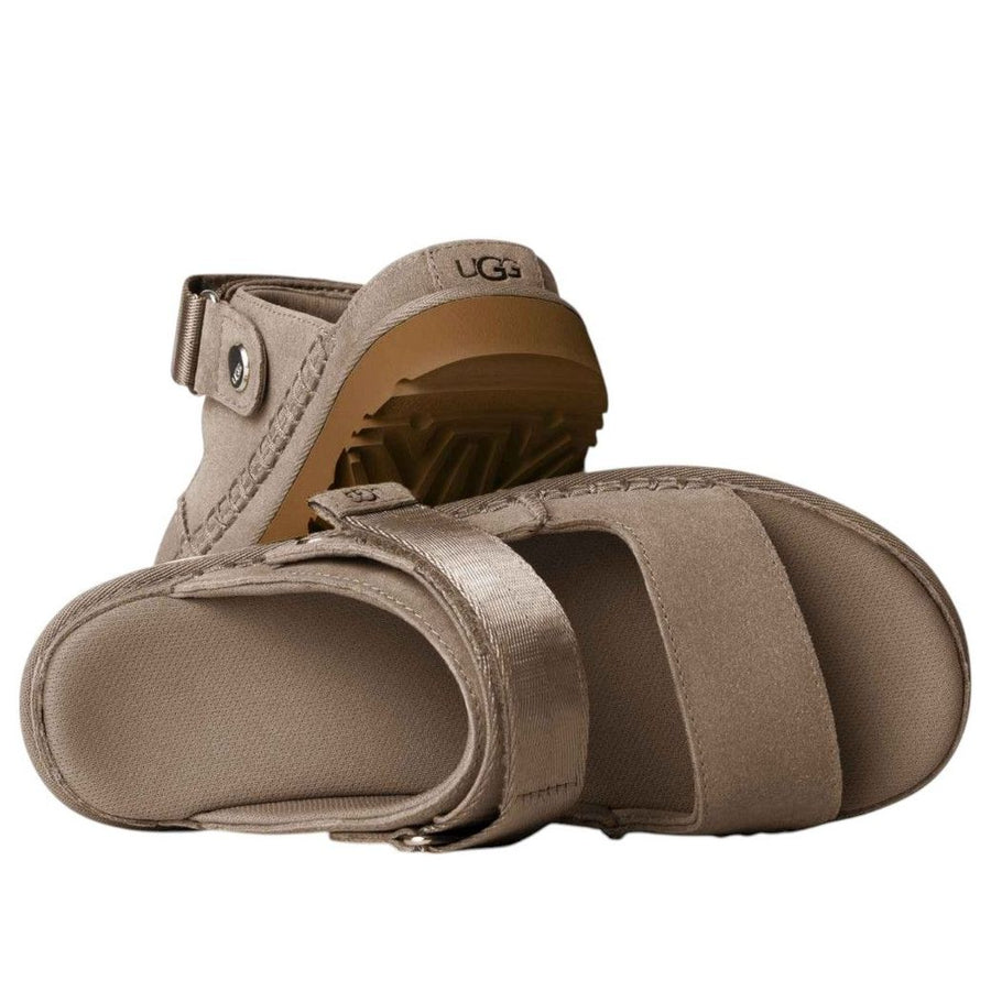 Сандалии (WMNS) UGG Goldenstar Glide 'Smoke Plume', коричневый — фото 3