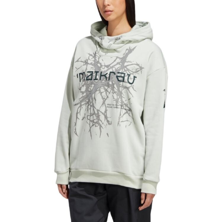 And Wander X Толстовка унисекс лен зеленый Adidas, зеленый — фото 2