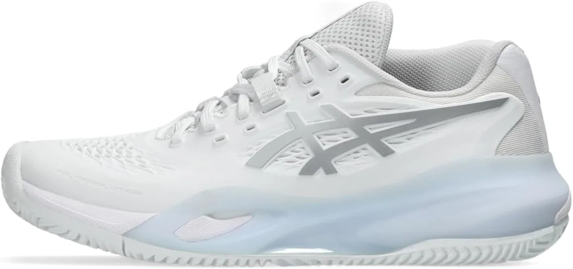 Кроссовки теннисные Gel-Resolution X Clay, ASICS, белый/Pure Silver