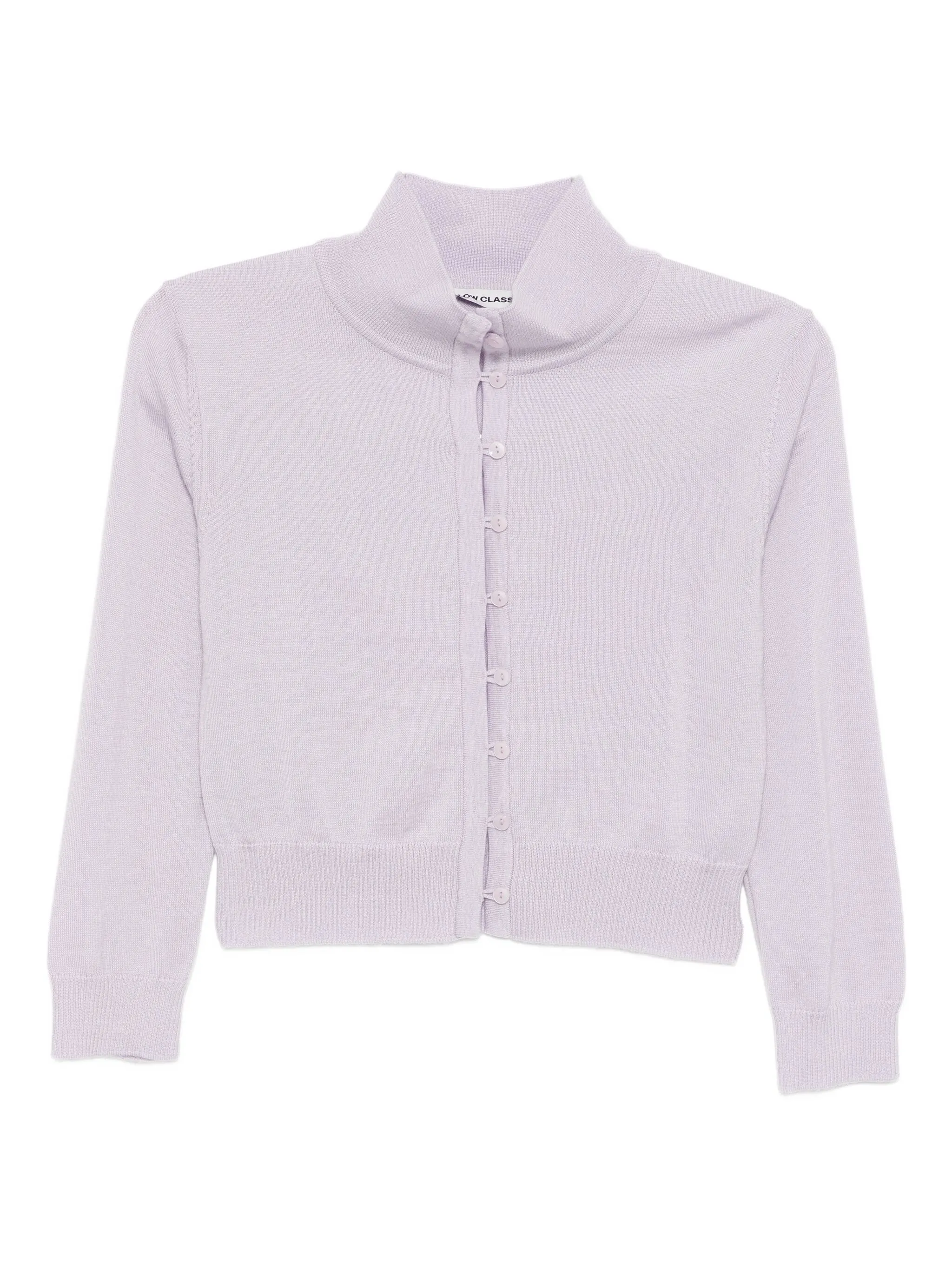 

Кардиган с высоким воротником Low Classic, фиолетовый