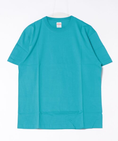 

VIBGYOR Футболка с коротким рукавом, однотонная, United Athle, бирюзовый