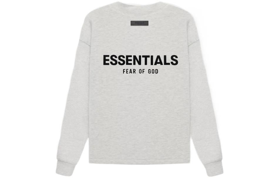 Свитшот Fear of God Essentials SS22 свободного кроя, цвет «легкая овсянка» — фото 2