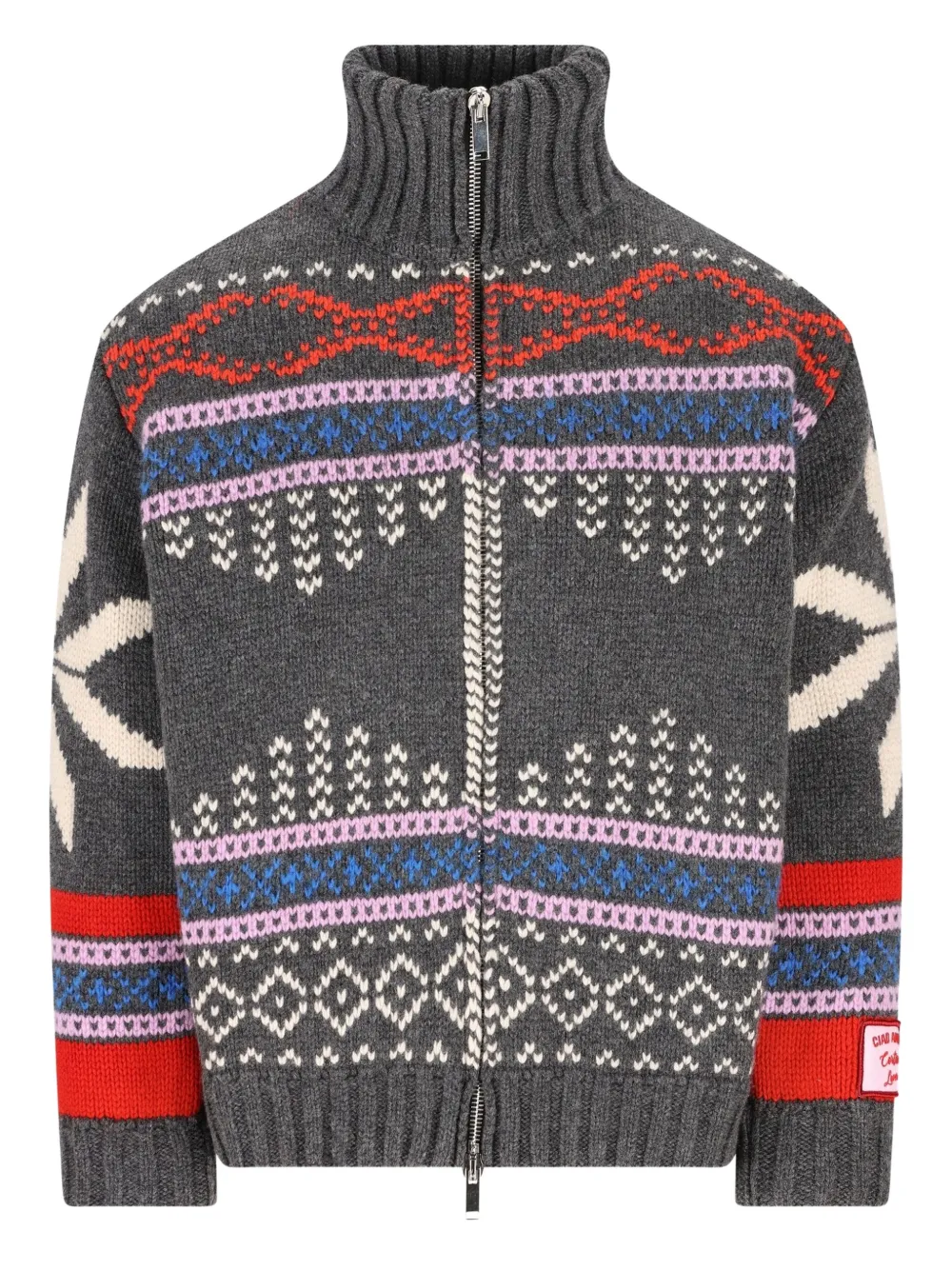 

Кардиган на молнии Giada Benincasa, серый