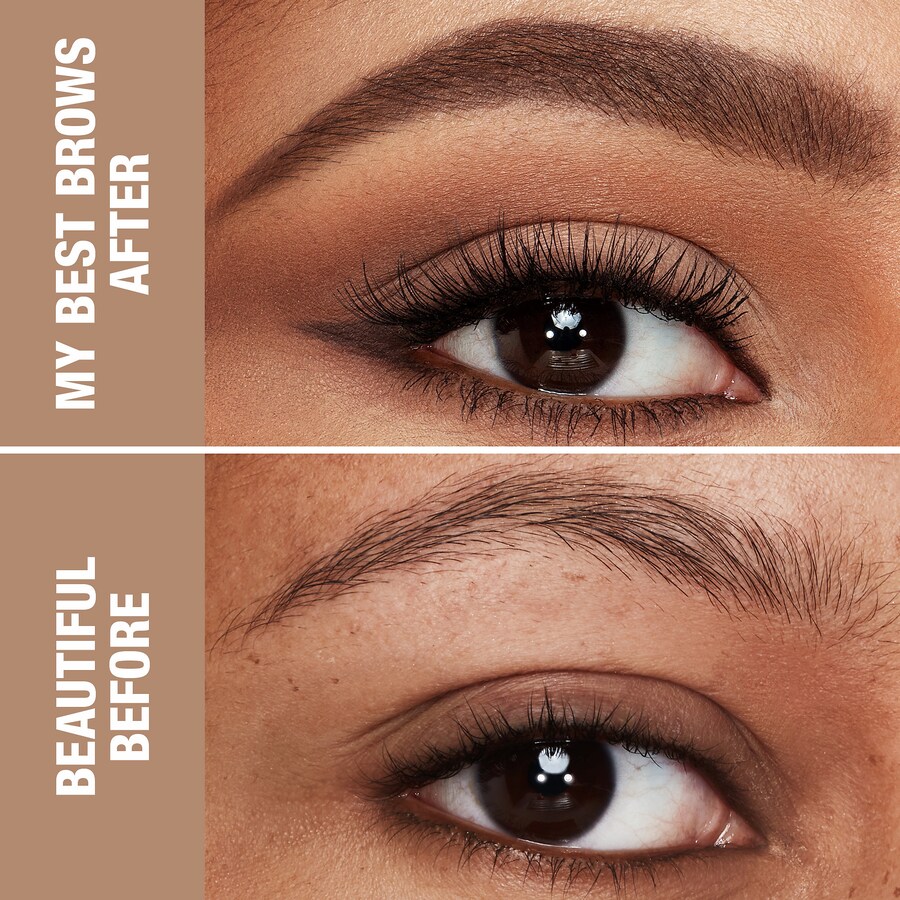 Карандаш для бровей Brow Cheat с возможностью заправки, имитирующий волоски бровей Charlotte Tilbury, 0.003 oz/0.1 g, Dark Brown — фото 2