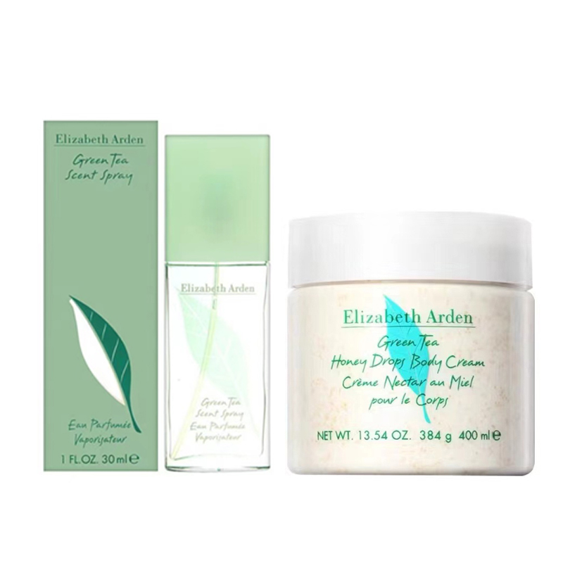 Набор косметики Elizabeth Arden Green Tea: туалетная вода Scent Spray, 30 мл + крем для тела Honey Drops Body Cream, 250 мл — фото 2
