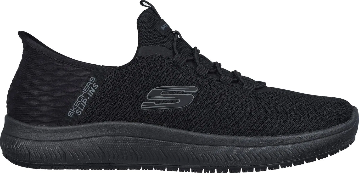 Мужские кроссовки Skechers Summits High Range Hands Free Slip-in, Black — фото 3