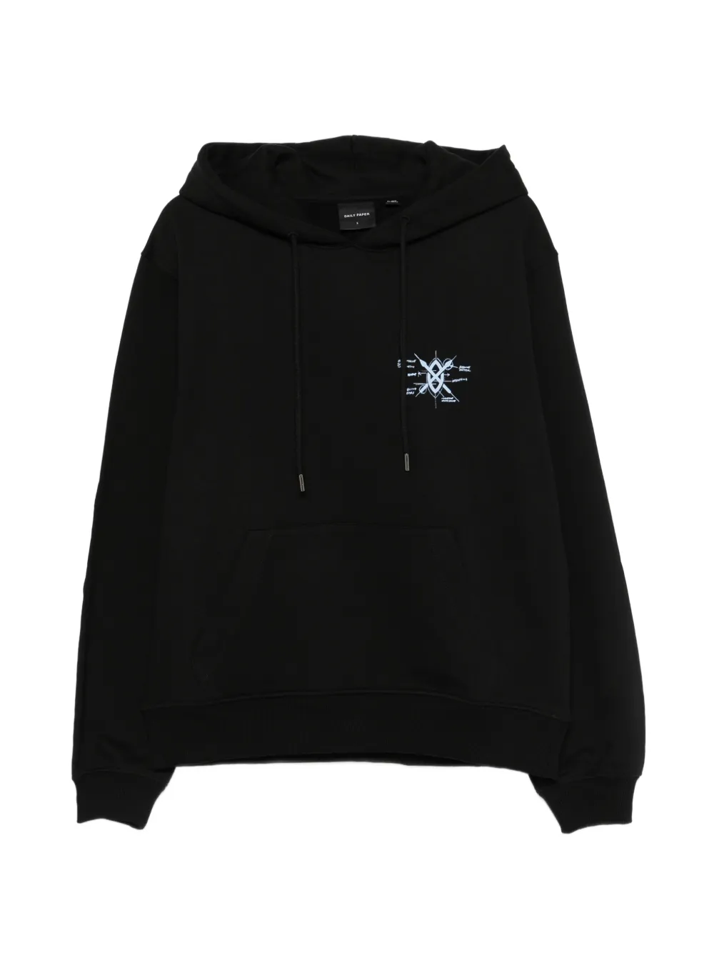 

Худи с графическим принтом Daily Paper, черный