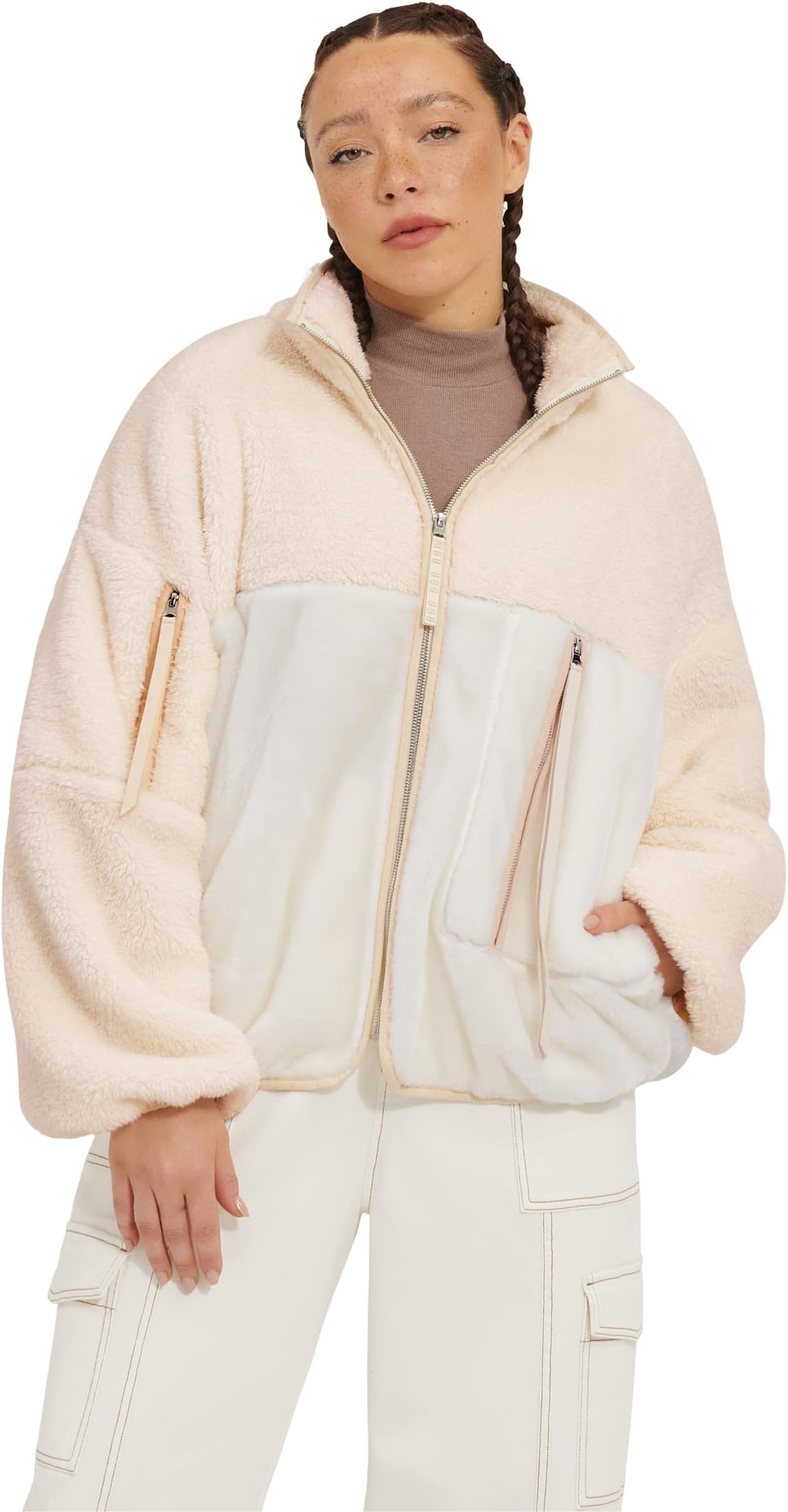 

Куртка UGG Marlene Sherpa Jacket II, кремовый