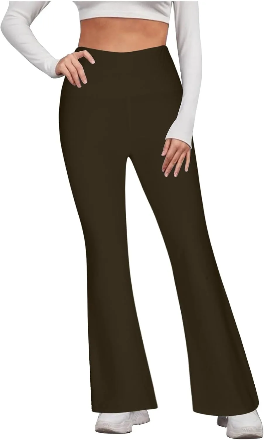 

Женские фларе леггинсы High Waisted Bootcut для йоги Zzalalana