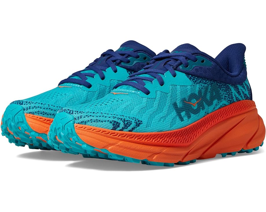 

Кроссовки Hoka Challenger 7, цвет Ceramic/Vibrant Orange