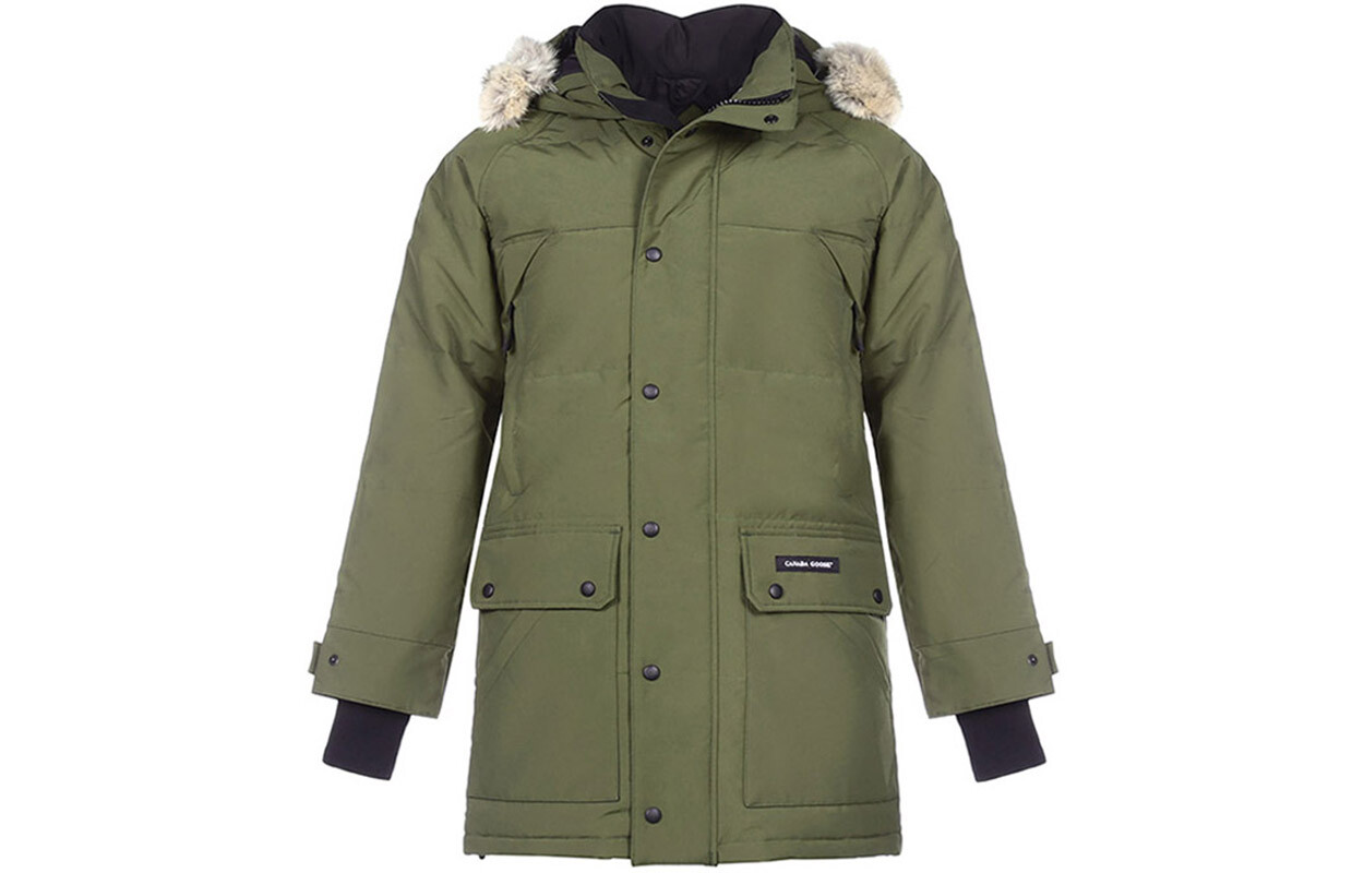 

Мужской пуховик Canada Goose, армейский зеленый