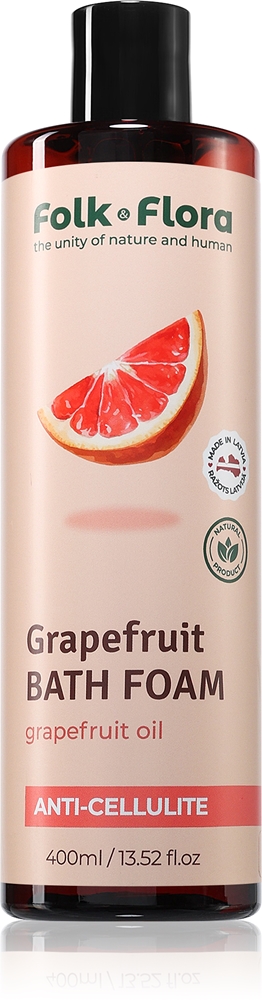 

Грейпфрутовая пена для ванн Folk & Flora, 400 мл