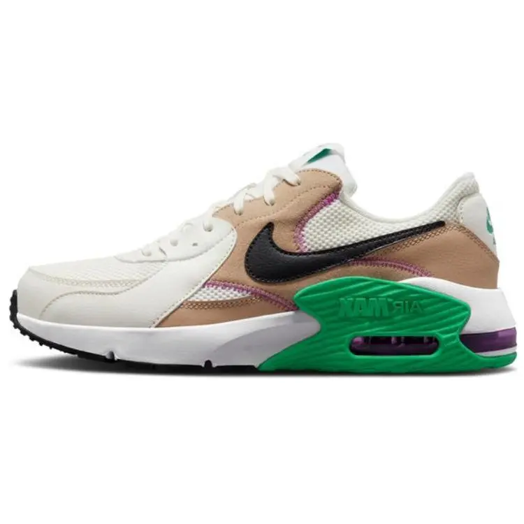 

Кроссовки Nike Air Max Excee Lifestyle Shoes Men Low-top White/Brown/Stadium Green, белый
