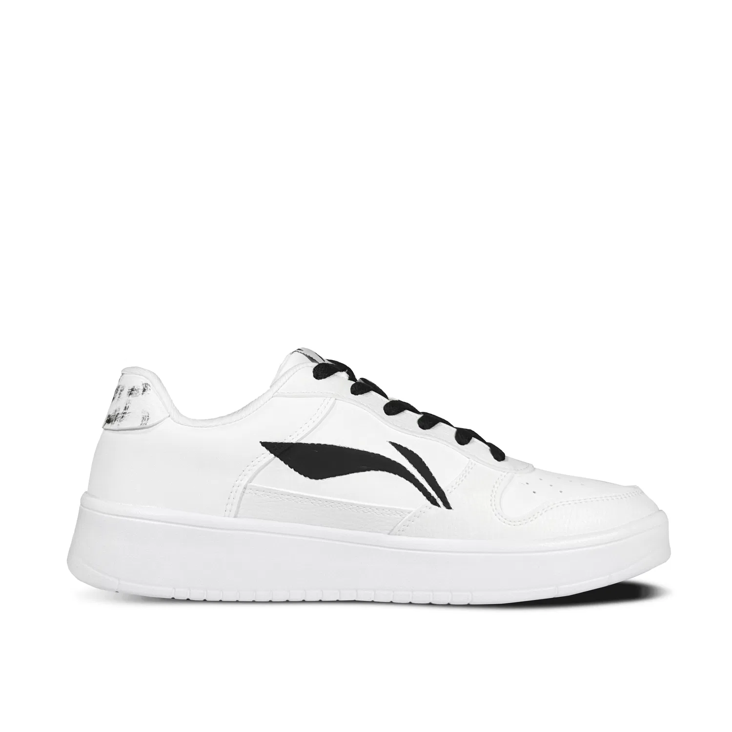 Кроссовки скейтбордические с принтом Li-Ning Black White — фото 3