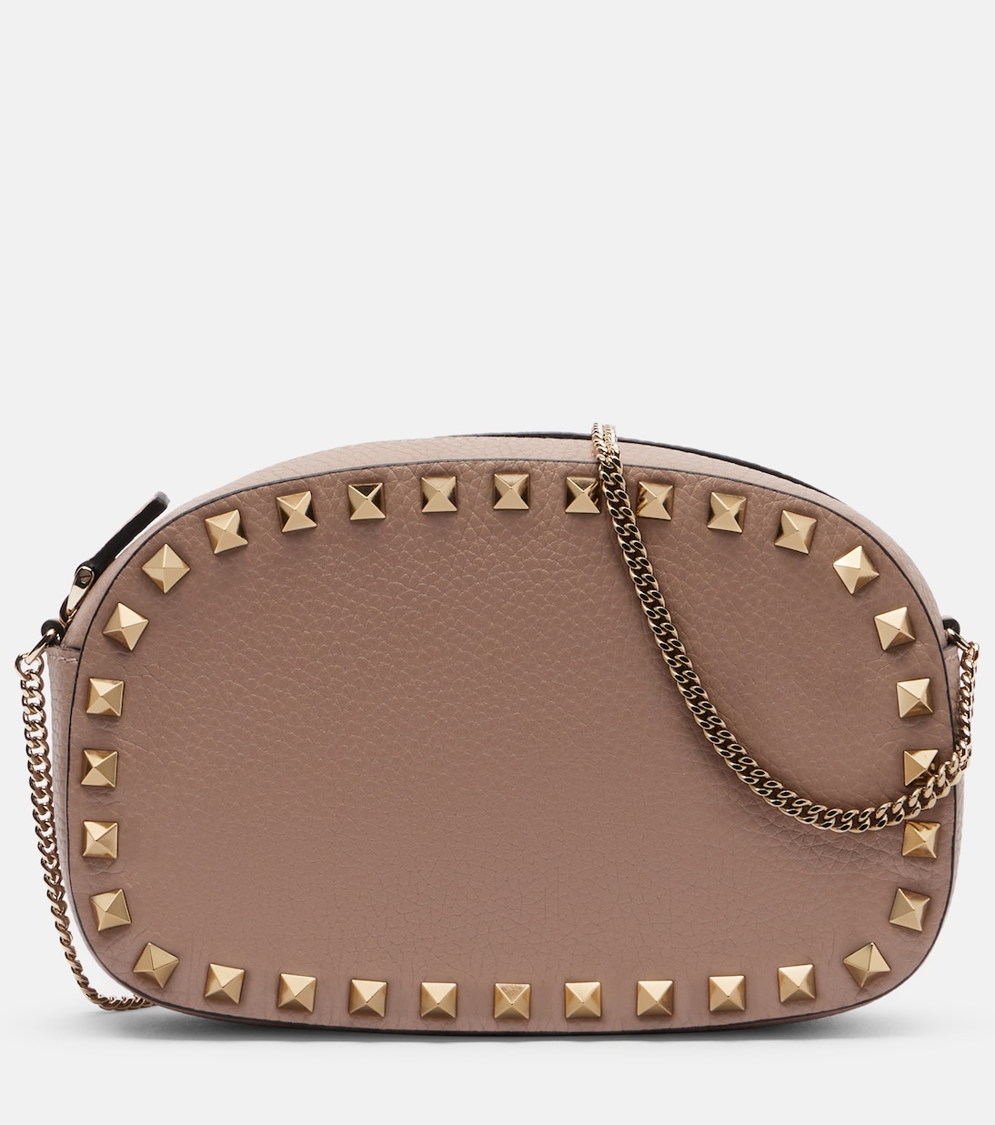 

Миниатюрная кожаная сумка через плечо Rockstud Valentino Garavani, Poudre