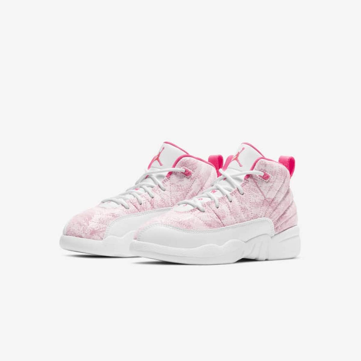 Детские кроссовки Nike AJ 12 Retro Arctic Punch (GS) 510815-101, розовый — фото 3