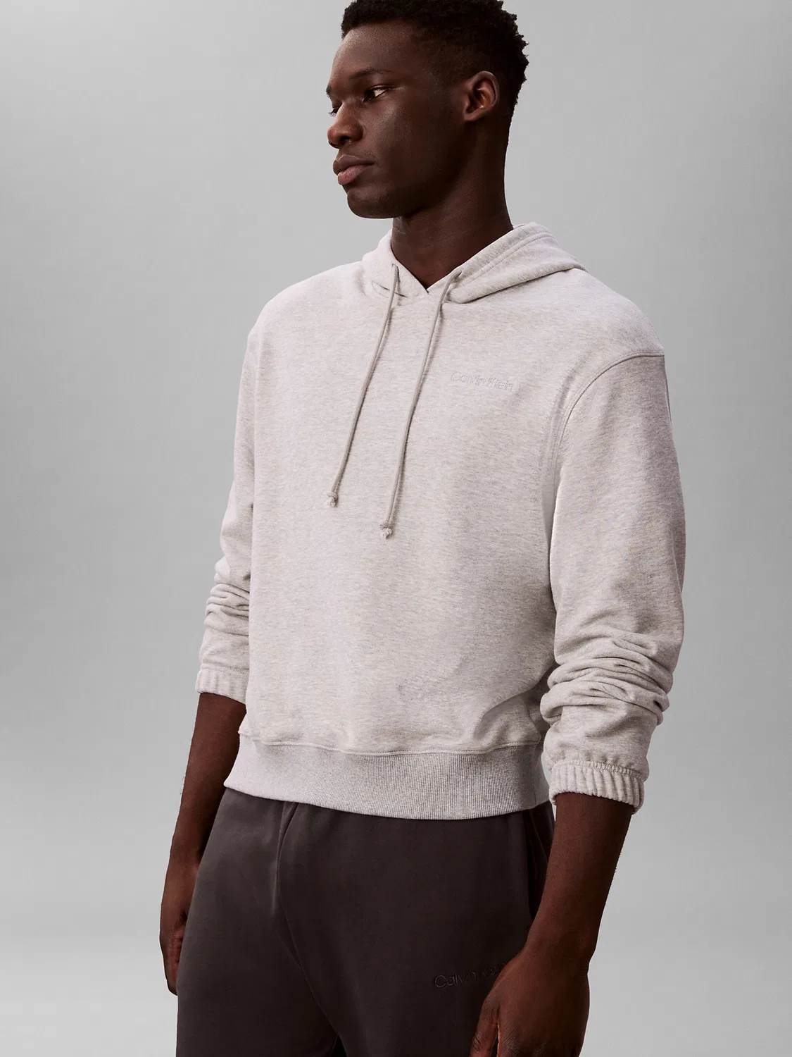 Толстовка Calvin Klein серого цвета — фото 4