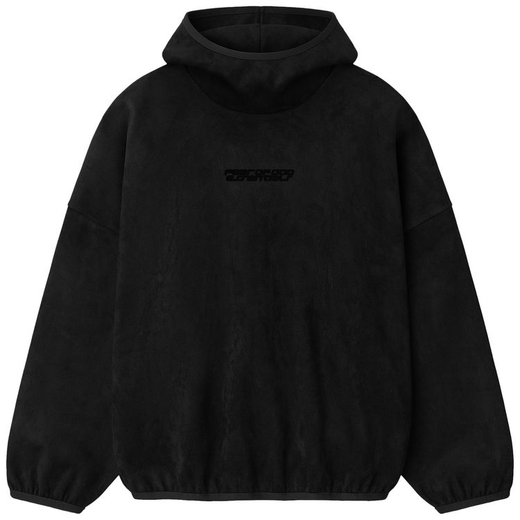 

Толстовка Fear of God Essentials из замшевого флиса в современном стиле, черный