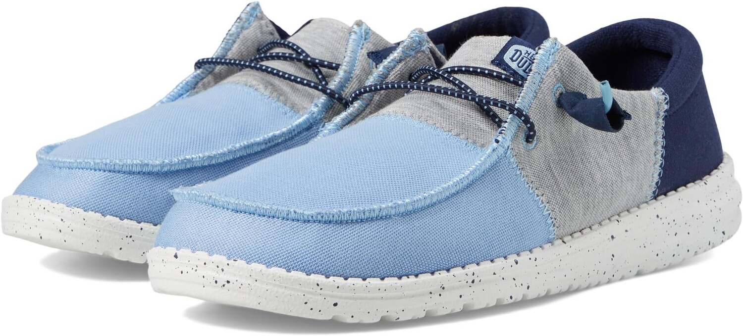 

Лоферы Hey Dude Wendy Tri-Varsity, цвет Light Blue