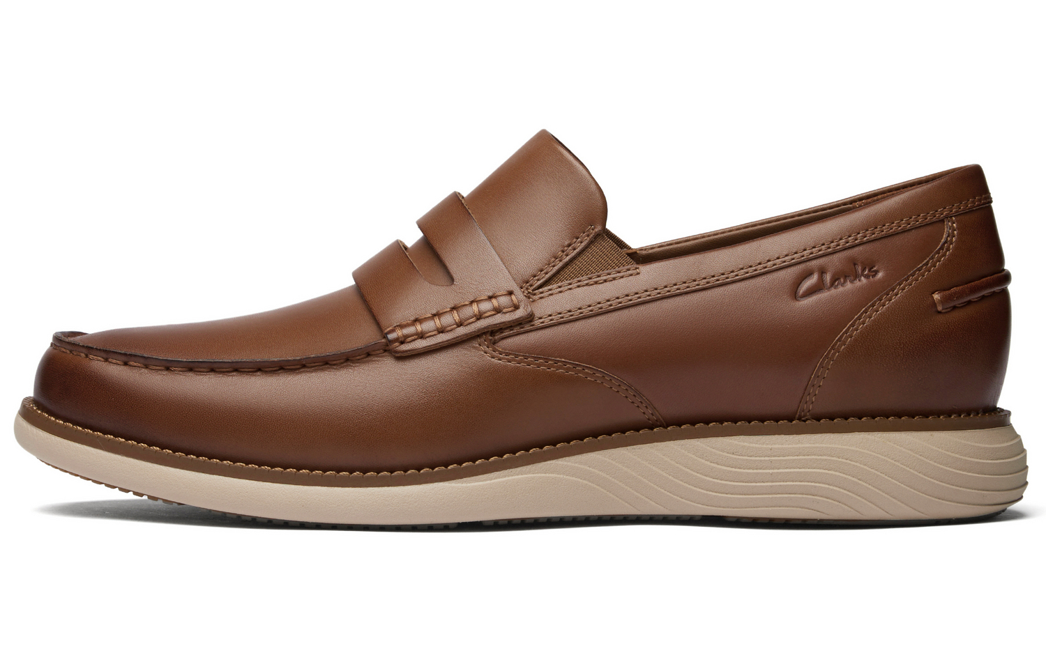 

Мужские повседневные туфли с низким верхом цвета загара Clarks, Tan 261826327