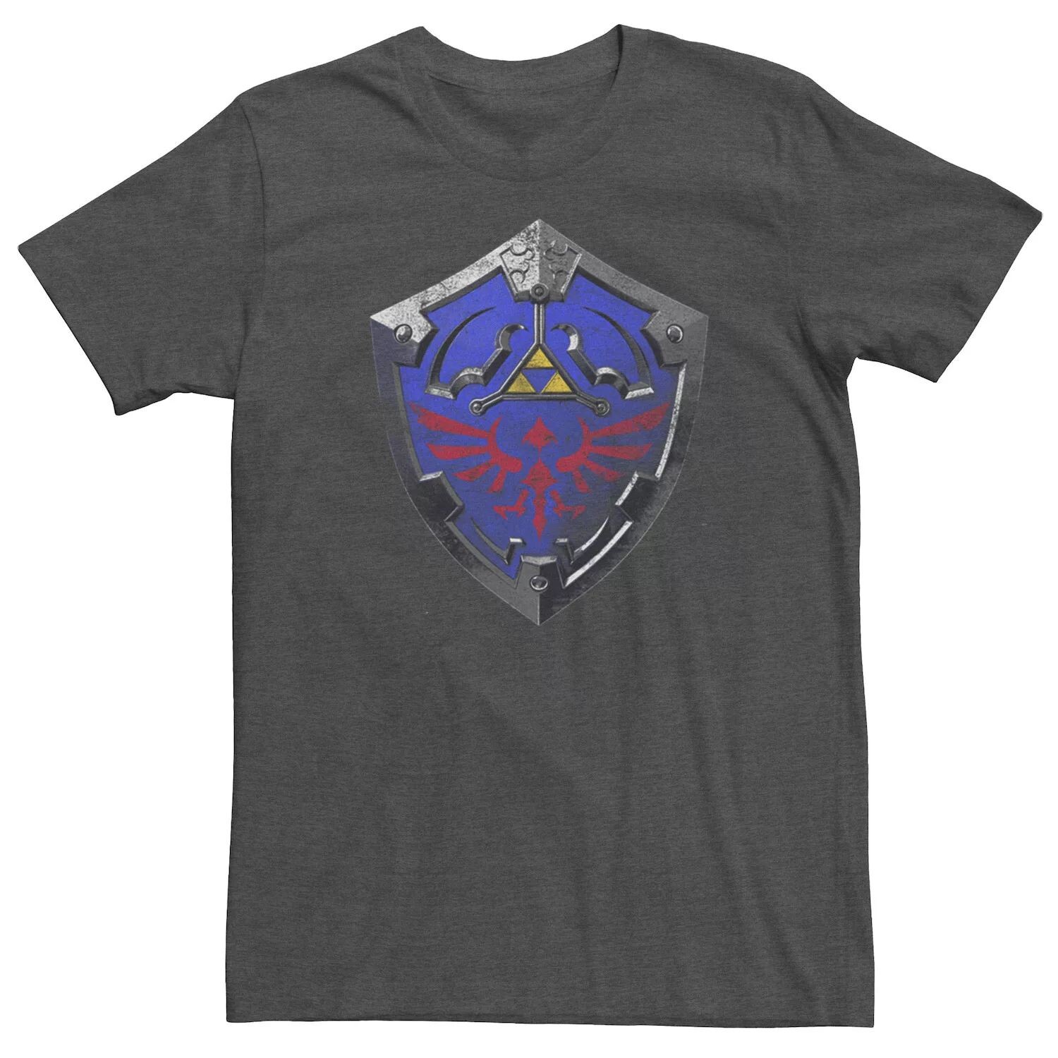

Мужская винтажная футболка Nintendo Zelda Hylian Shield Color Licensed Character
