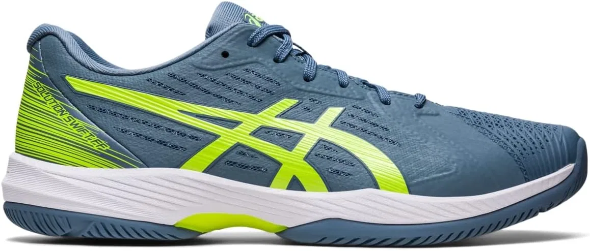 Мужские кроссовки ASICS Solution Swift FF, 2-Steel Blue Hazard Green