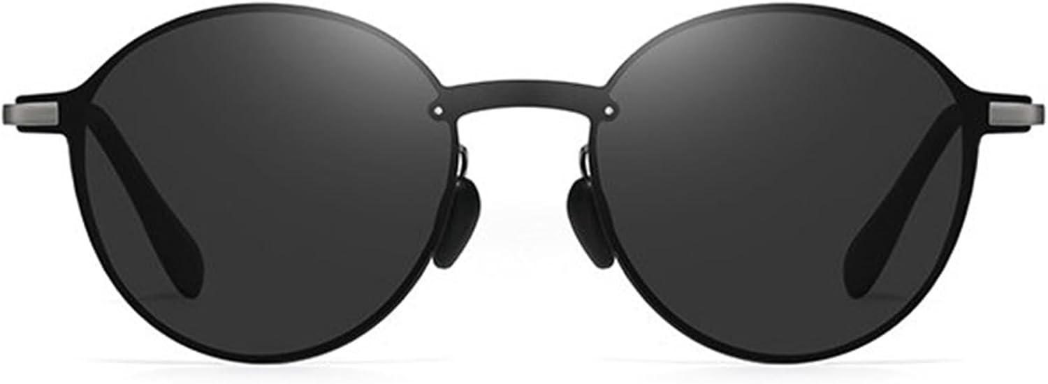 

Солнцезащитные очки Willochra с круглыми поляризованными линзами для женщин и мужчин, модные, в стиле панк, с металлической оправой, классические дизайнерские, с защитой от УФ-излучения UV400, C1