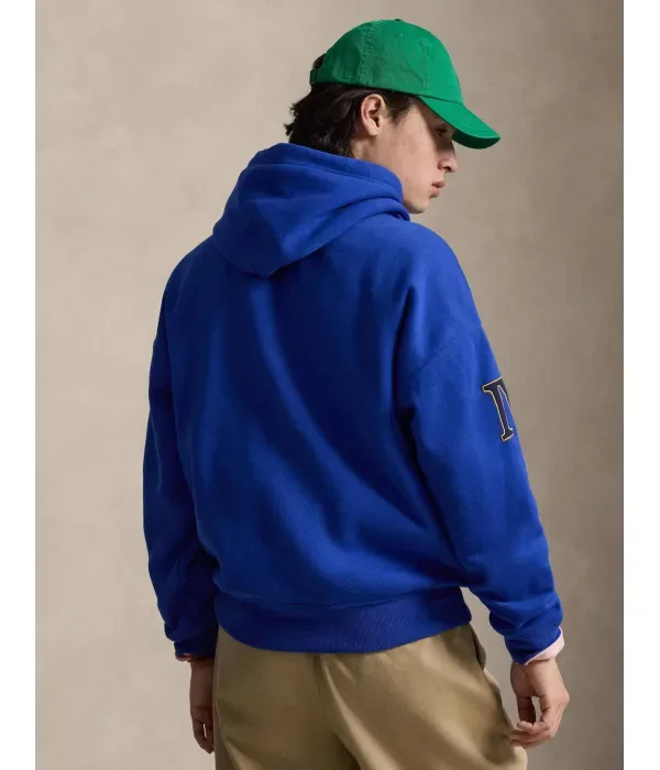 Толстовка relaxed fit Polo Ralph Lauren, васильковый — фото 3