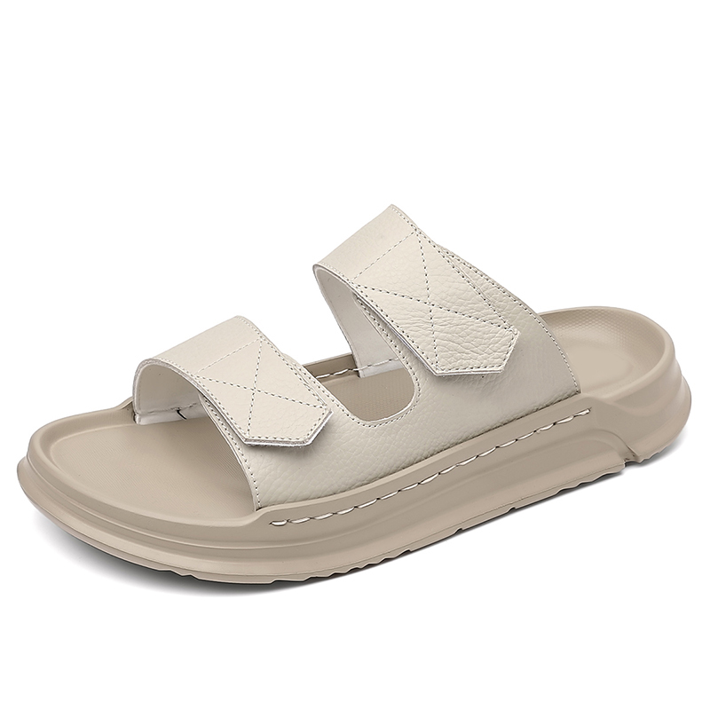 

CALIFBULL Резиновые устойчивые к запаху и истиранию слайдеры мужские белые, цвет White[Size 40 in This Model = Athletic Shoes 41]