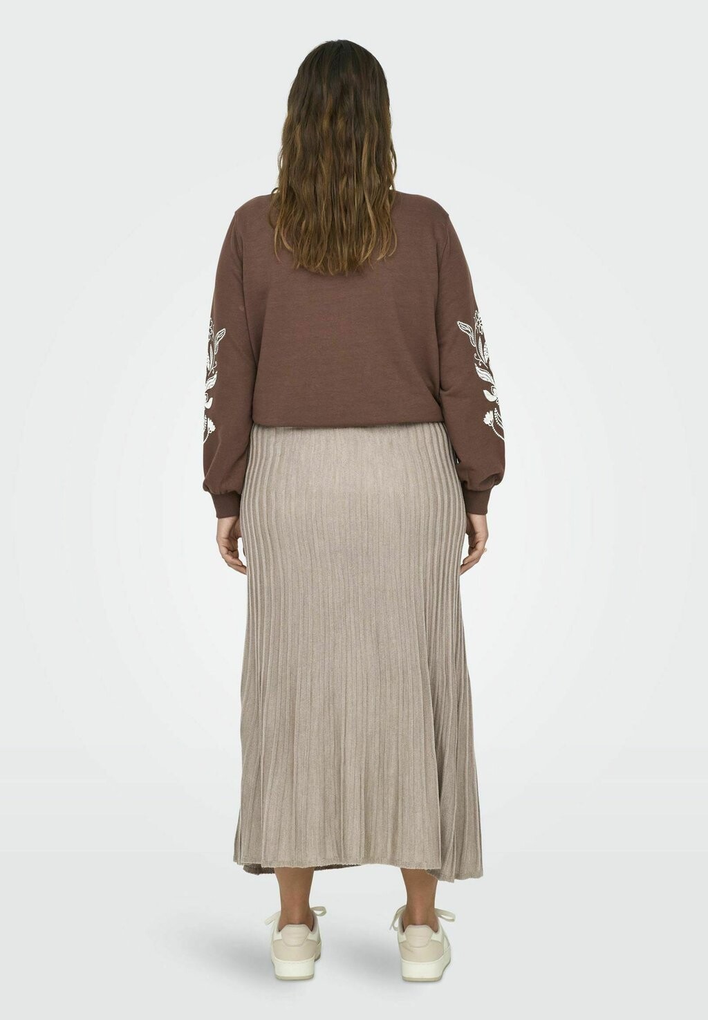

Юбка А-силуэта CARTESS ONLY Carmakoma, цвет Mottled Beige
