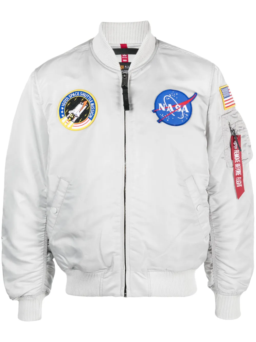 

Куртка MA-1 TT с нашивкой NASA Alpha Industries, серый