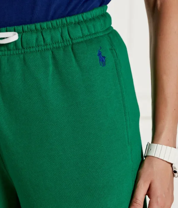Спортивные штаны loose fit Polo Ralph Lauren, зеленый — фото 4