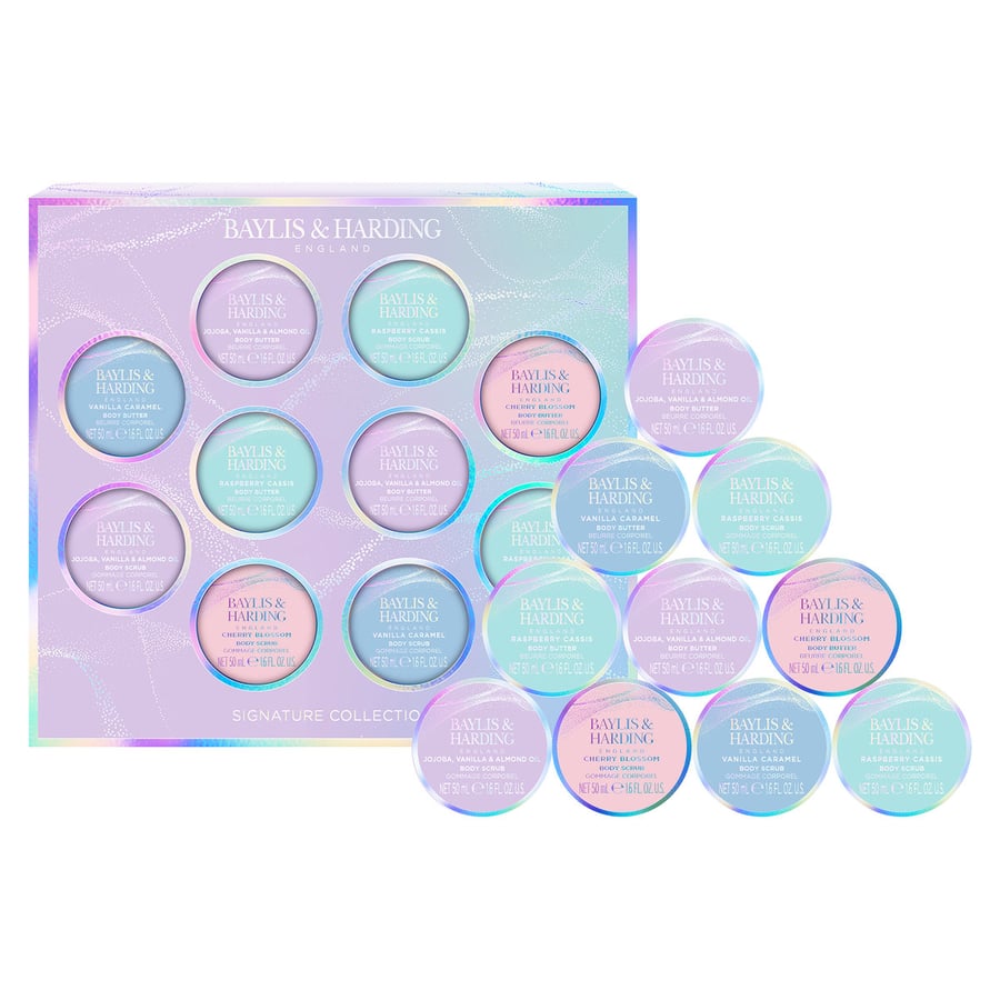 

Baylis & Harding Jojoba, Vanilla & Almond Oil Body - подарочный набор пилингов и масел для тела Baylis&Harding