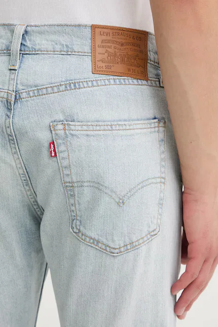Джинсы Levi's 502 Taper, синий — фото 4